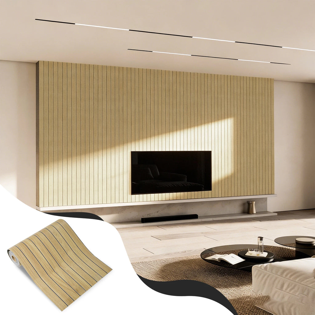 3D Wood Grain Wall Panels Self-Adhesive Foam Thickened Waterproof Wall Stickers