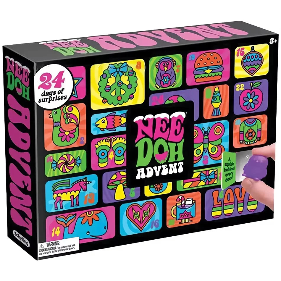 NeeDoh 24-Day Advent Calendar 2026 – Kids' Surprise Gift