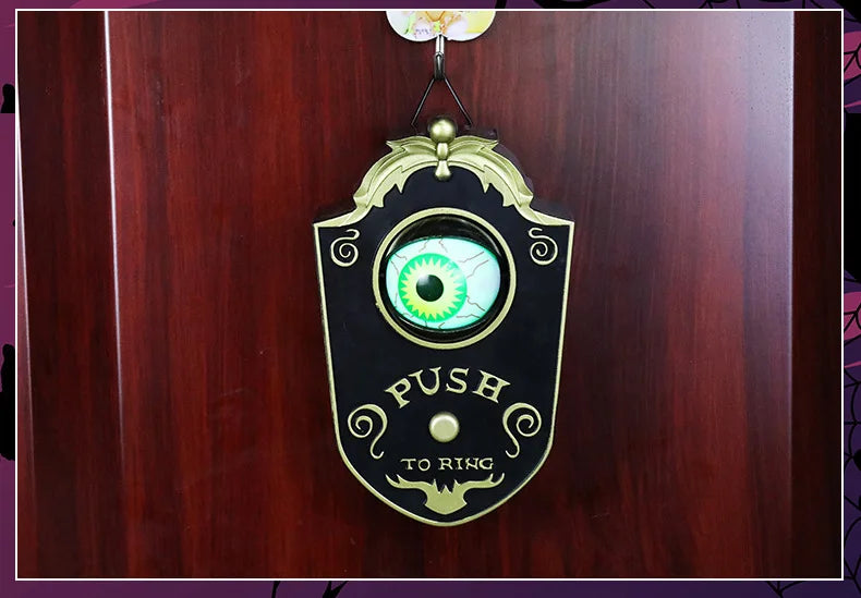 Halloween Decoration LED Hanging One-Eyed Doorbell