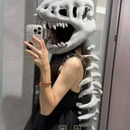 Plush Dinosaur Skeleton Halloween Hat