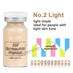 8ml BB Cream Serum Ampoule Starter mix Kit with add foundation with niacinamide/peptide for effective brightening anti-agin