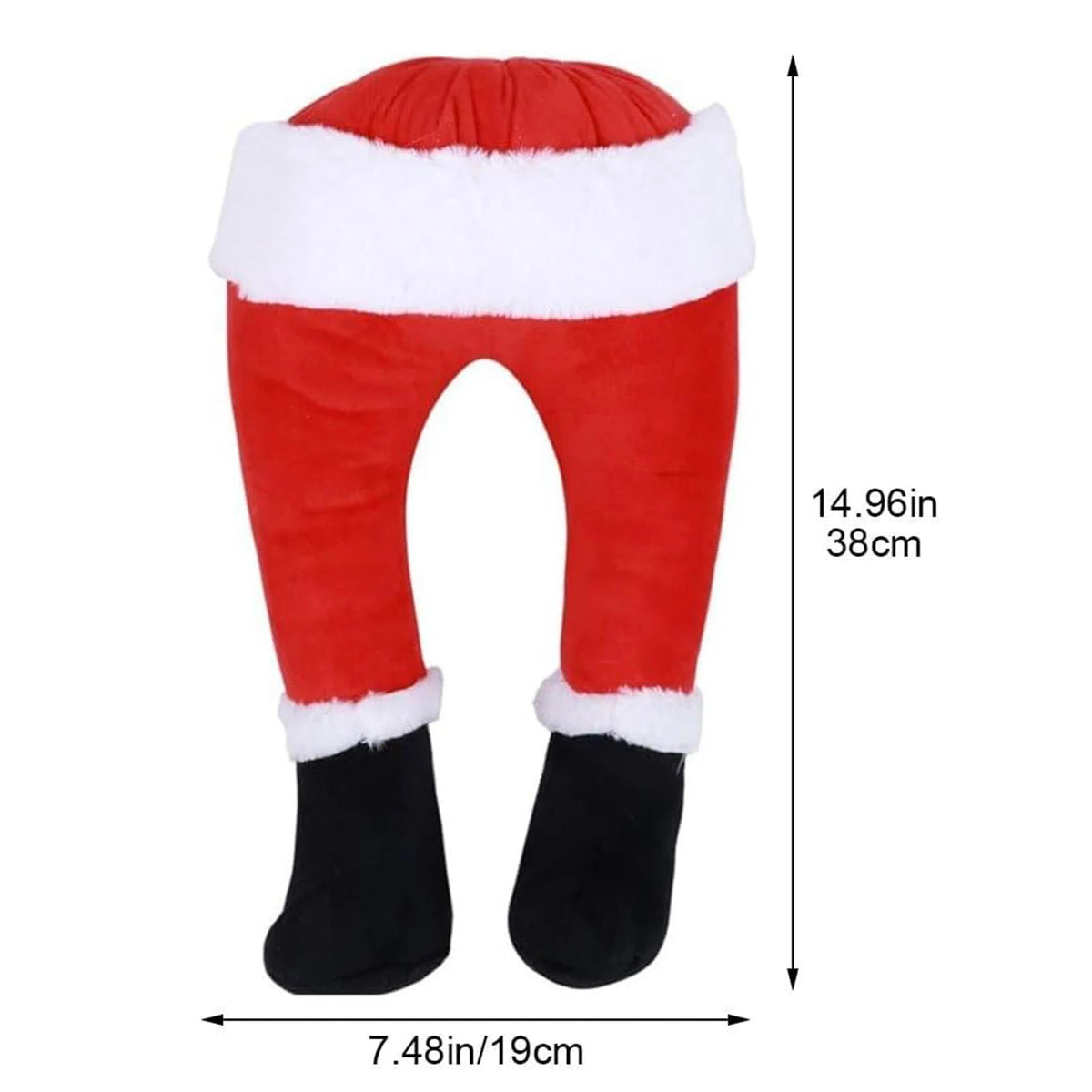 Santa Claus Legs Elf Legs Ornaments Stuffed Filled Christmas Tree Topper Home Hanging Ornaments Elf Holiday Decor Party Supplies