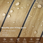 3D Wood Grain Wall Panels Self-Adhesive Foam Thickened Waterproof Wall Stickers