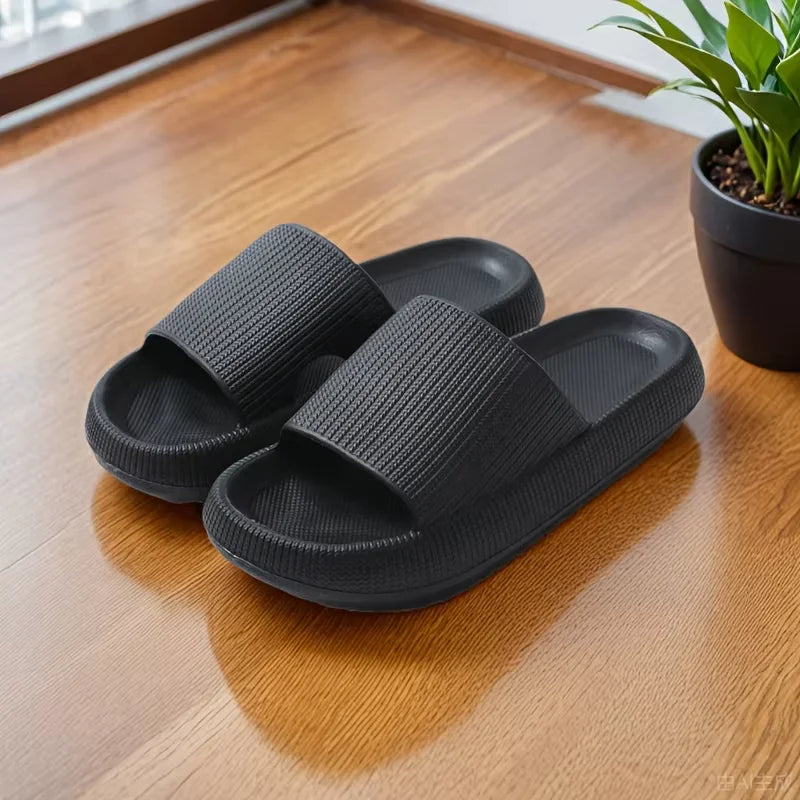 Men's Slippers EVA Soft Thick Soled Summer Fashion Slippers & Women's Slides Beach Sandals
