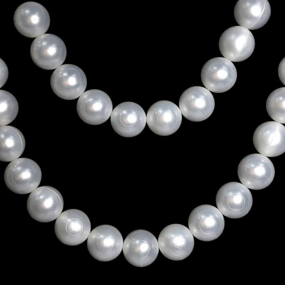 Wedding Backdrop Wall Decor - Faux Large Pearl - DIY Beaded Garland White Ball Pendant & Figurine