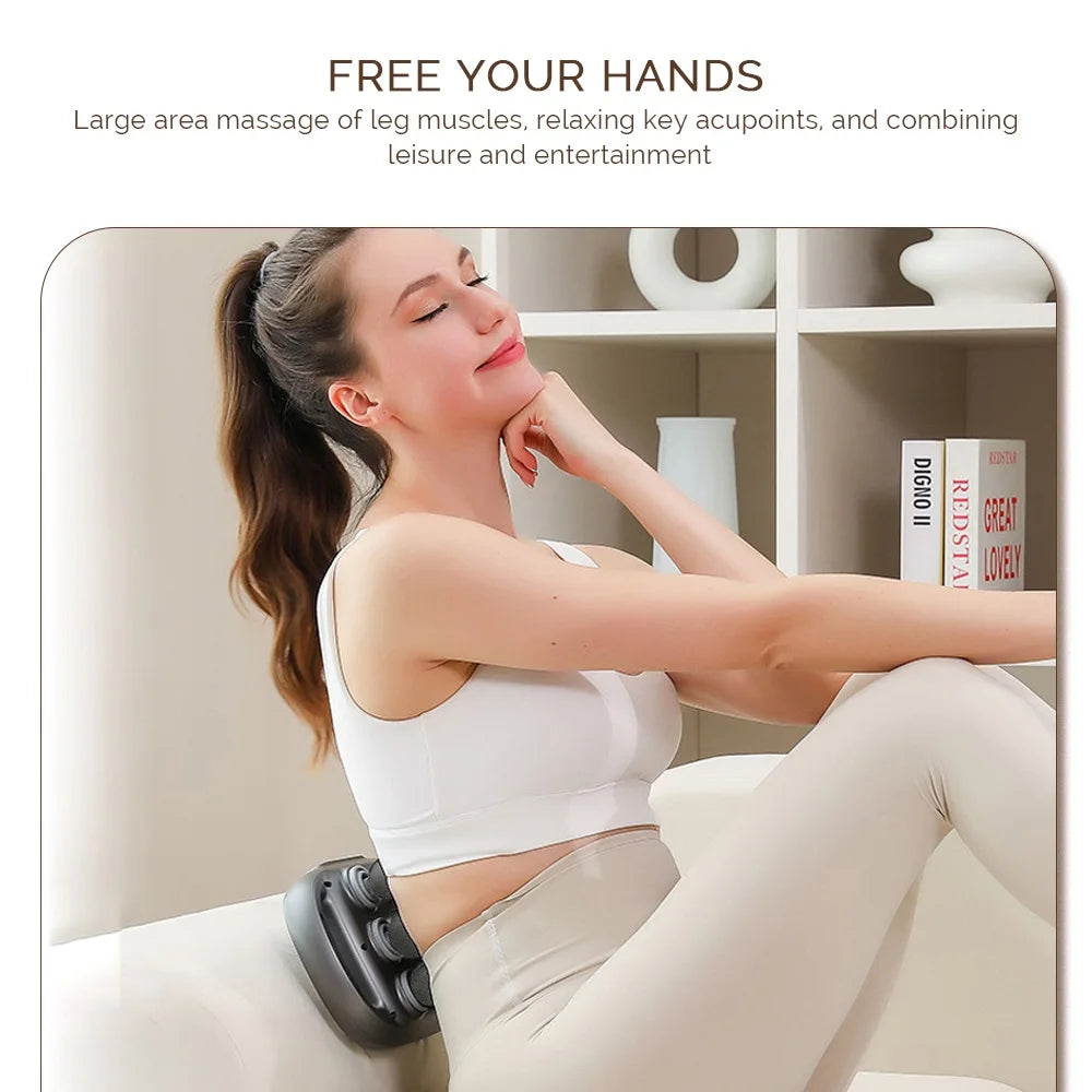 Fascial Massage Gun Electric Waist and Back Massager High-Frequency Vibration  Muscle Relaxation Electric Shoulder Massage Gun