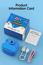 Children's Camera with Photos Prints 1080P Children's Instant Camera Toy