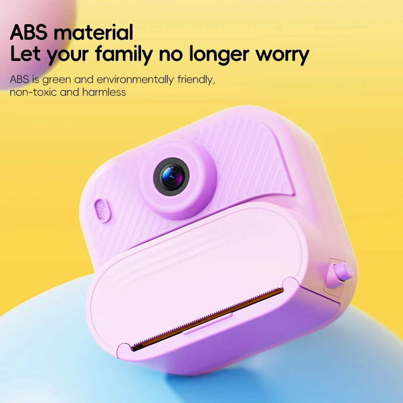 Children's Camera with Photos Prints 1080P Children's Instant Camera Toy