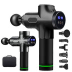 Fascial Massage Gun Electric Waist and Back Massager High-Frequency Vibration  Muscle Relaxation Electric Shoulder Massage Gun