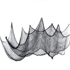 Black Halloween Gauze Cloth Decoration – 76 x 183cm