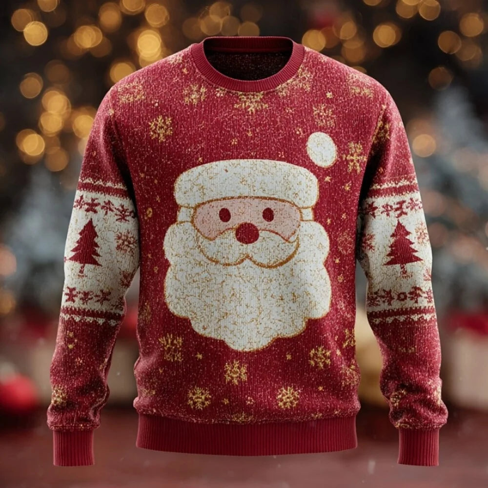 Men's Knitted Christmas Jumper – Crew Neck
