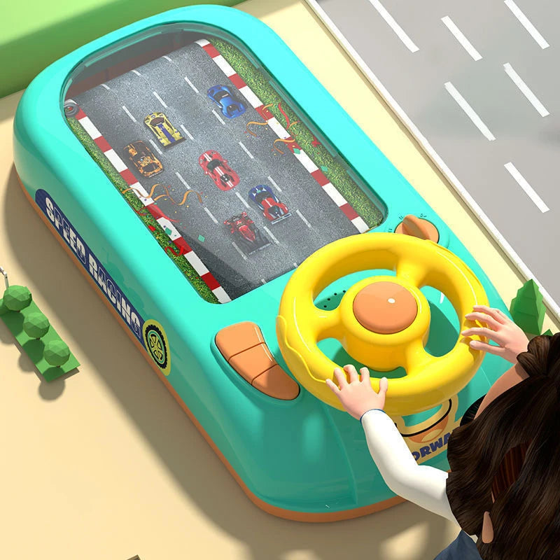 Children's Steering Wheel Driving Toys Vehicle Electronic  Game