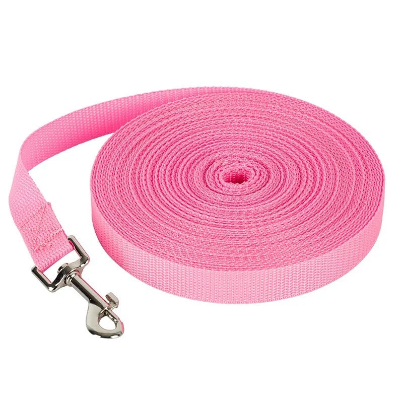 Long Nylon Dog Training Lead – 1.2m to 30m