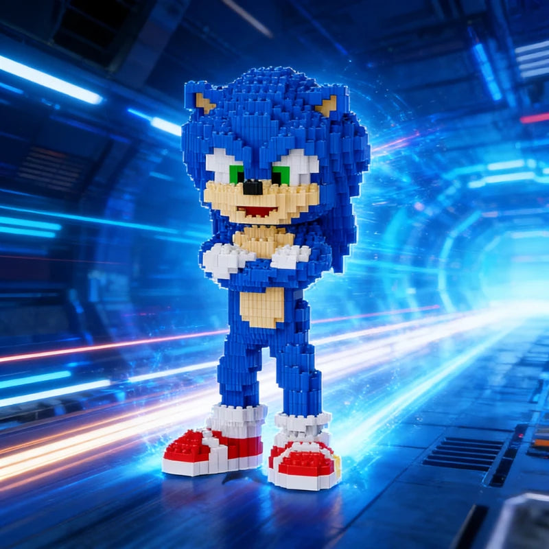 3650pcs SONIC Building Block Toy Model Children's Assembly Build