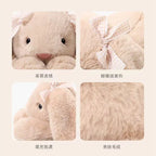 35cm New Simulated Shy Rabbit Doll Stuffed Plush Toy Cartoon Anime Cute Pillow Children's Birthday Gift Fun Doll