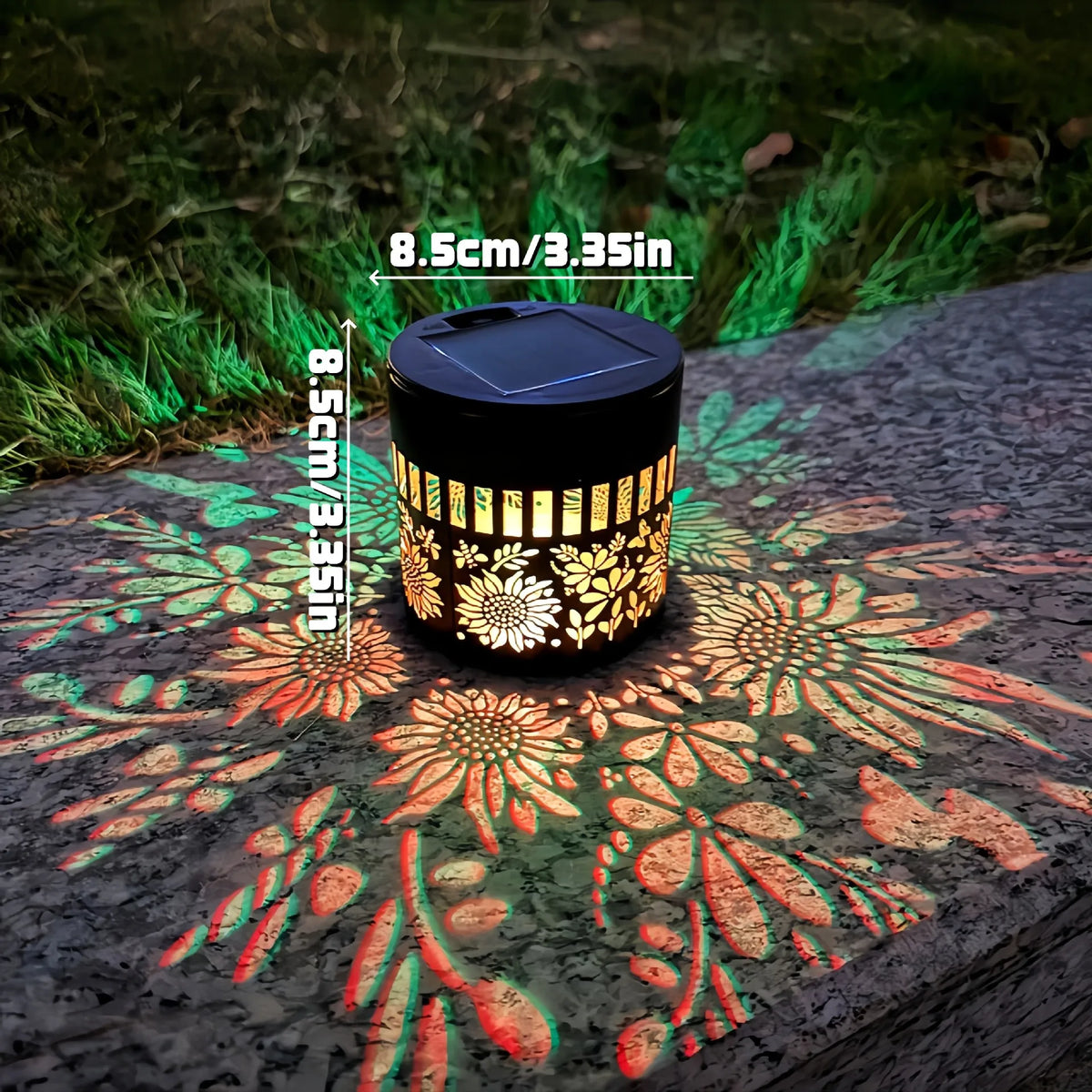 Solar Mandala Sunflower Projection Wall Light