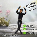 Michael Jackson Bendable Doll Flexible Wire Frame Poseable MJ Abstract Rat Jerky Doll King of Pop Collectible Fan Gift
