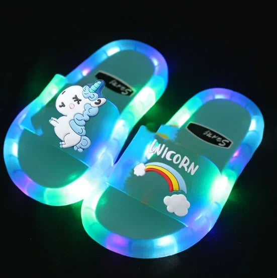 Children's Light-Up Animal & Unicorn Slippers