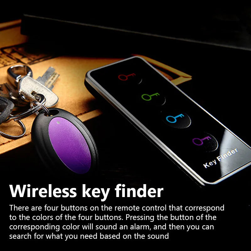 CD New 4-in-1 Wireless Key Finder Home Anti-loss Devices Mobile Phone Finders Multi Function Key Locator Tracker for Child Pet