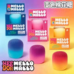 New Needoh Mello Mallo Uv Light Reactive Squish Toy Marshmallow Texture Slow Rising Squeeze Fidget Toy Sunlight Color Change
