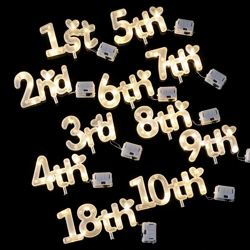 LED Light-Up Cartoon Cake Topper – Birthday & Celebrations