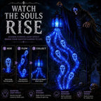 Halloween Soul Harvester Animated Garden Light Grim Reaper Lantern Horror