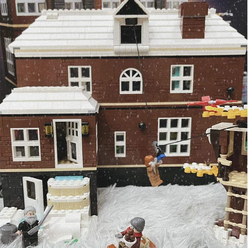 2025 New 3955pcs creative home alone set model decoration Home decorations adult educational toys Christmas gifts