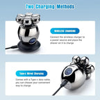 Razors for Men 5 In1 Bald Head Shaver Multifunctional Grooming Kit Cordless Bald Machine for Man Electric Shavers