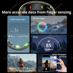 2026 Smart Ring Blood Pressure Heart Rate Sleep Monitoring