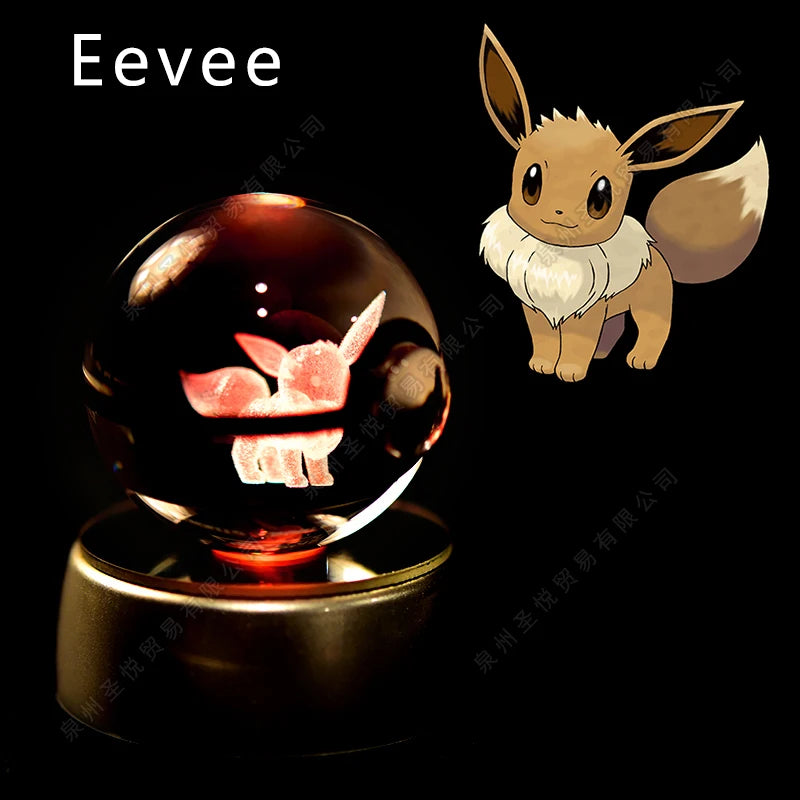 Pokémon 3D Crystal Ball Night Light
