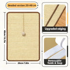 Standing Sisal Cat Scratcher with Hanging Ball