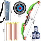 Kids Bow and Arrow Set, LED Light Up Archery Toys 10 , Boys