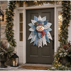 2026 DIY Sewing Kit Christmas Door Hanging Wreath Quilted Fabric DIY Handmade Christmas Tree Holiday Craft Home Decoration Gifts