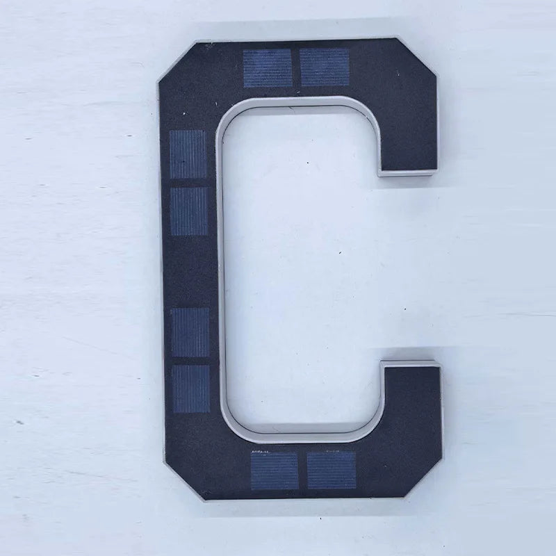 Solar LED House Number Sign with Light Sensor
