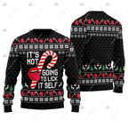 Santa Cat Print Christmas Jumper
