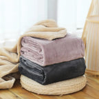 USB Heated Blanket With Storage Bag 160x85cm Coral Velvet Shawl Wearable Electric Blanket Winter Body Warmer for Home Office Car