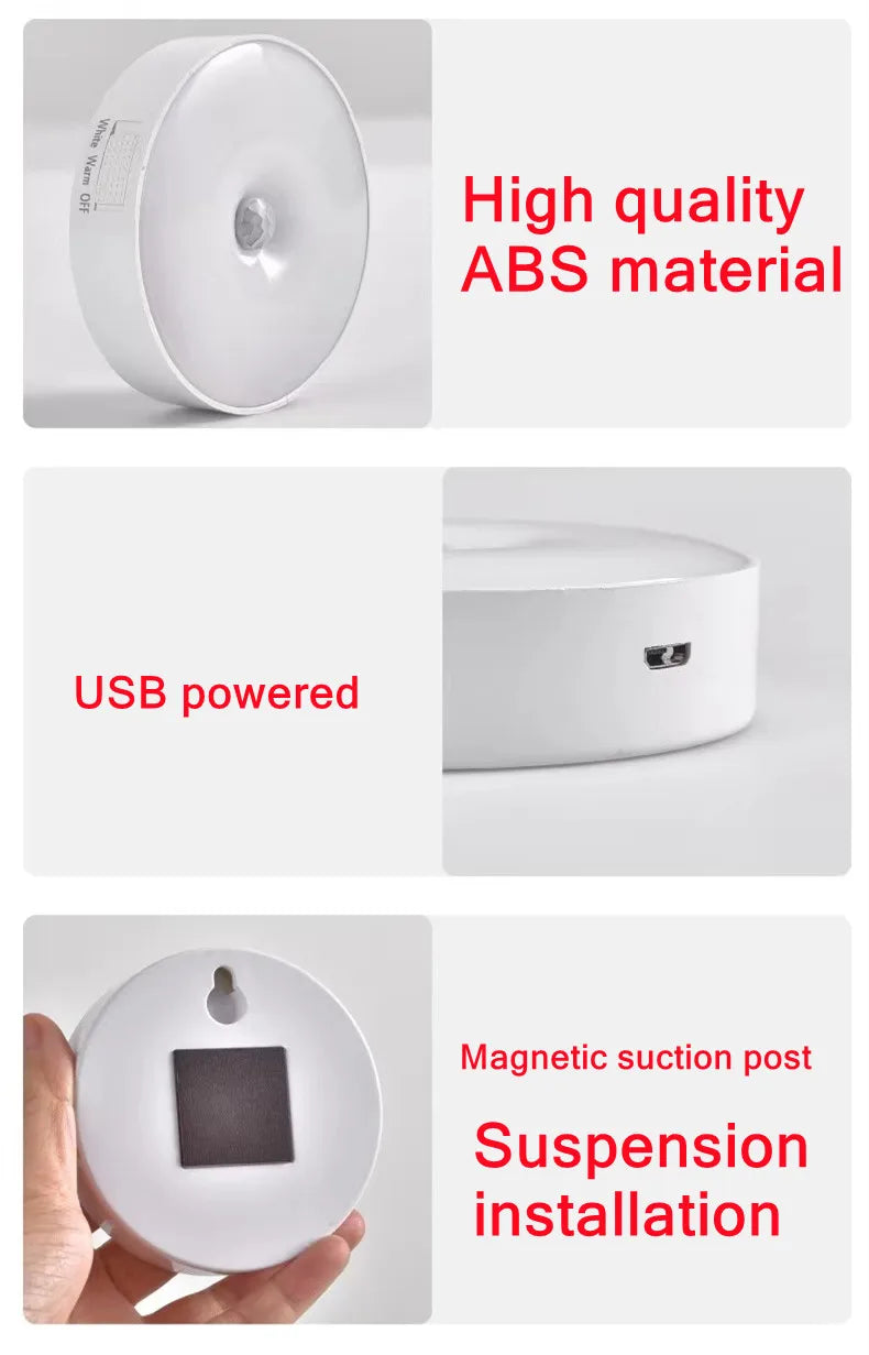 Rechargeable Motion Sensor LED Night Light
