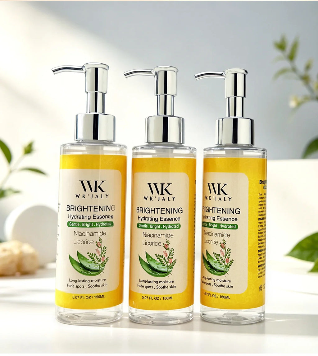 WK JALY Licorice Whitening Serum, Dark Spots Removal Essence, Brighten Skin Tone, Moisturizing, For Face, Body, 150ml