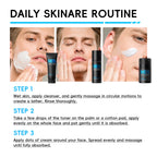 LAIKOU 3-Piece Men's Daily Skincare Kit - Cleanse Refresh Hydrate Essential Men's Beauty Routine Set
