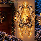 Heavenly Angel Wings Nativity Light – Lighted Nativity Wall Decor