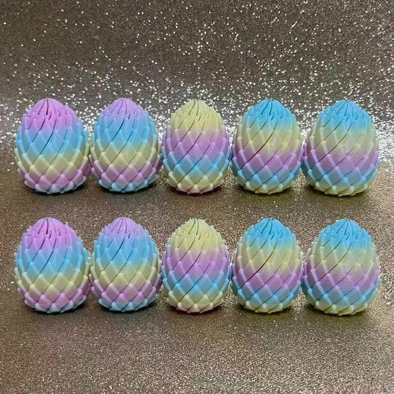 3D-Printed Twist Dragon Egg Fidget Toy