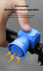 Bicycle Horn Mountain Bike Battery/USB Charging Waterproof Electronic Bike Bell Riding Equipment Children's Scooter Accessories