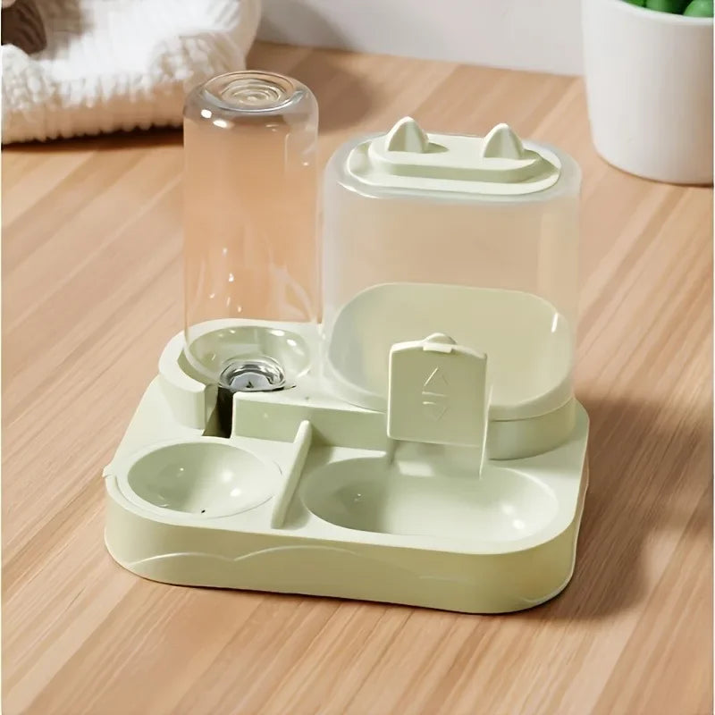2-in-1 Gravity Pet Feeder & Water Dispenser