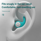 Silicone Noise Cancelling Earplugs Noise Filter Sleep Swimming Waterproof