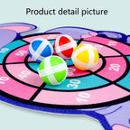 Kids Sticky Ball Dart Board Game – Ages 3+