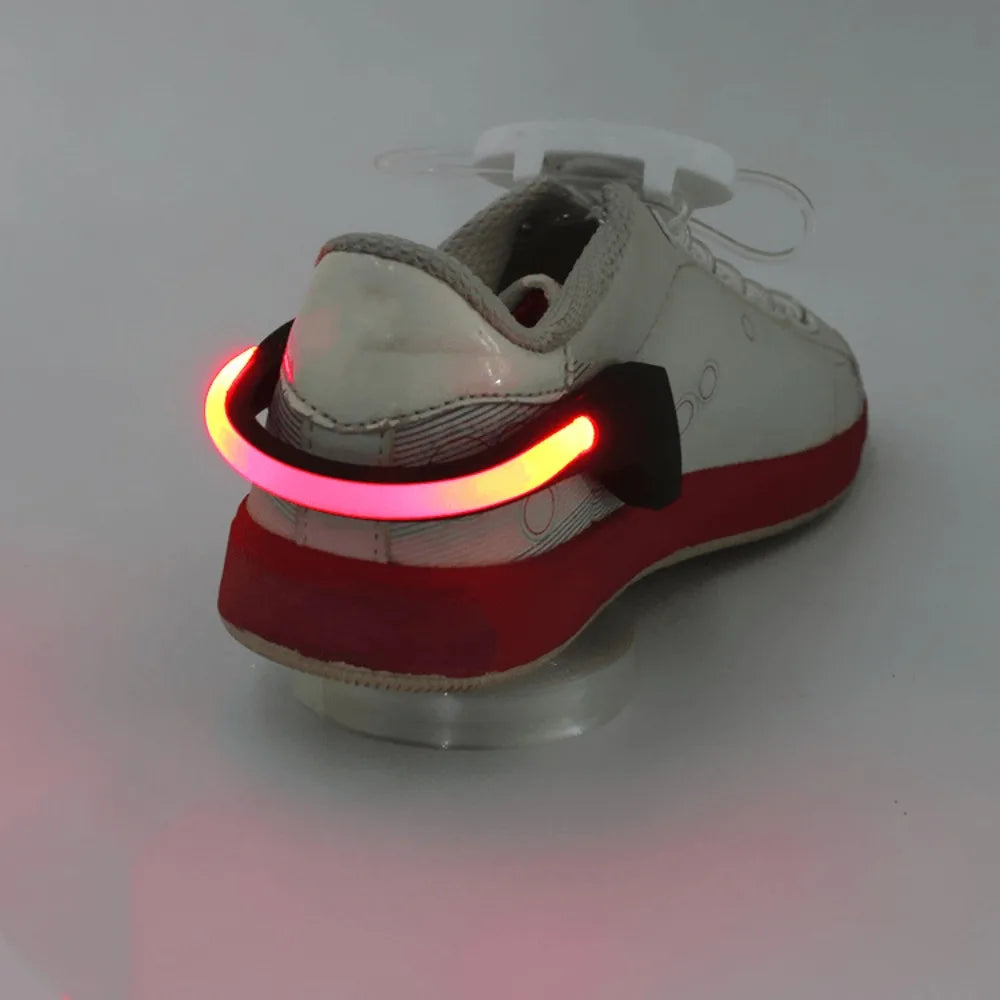 LED Luminous Shoe Clip Light Outdoor Running Cycling Bicycle RGB Novelty Lighting Safety Night Warn Lamp Glowing Zapato Ciclismo
