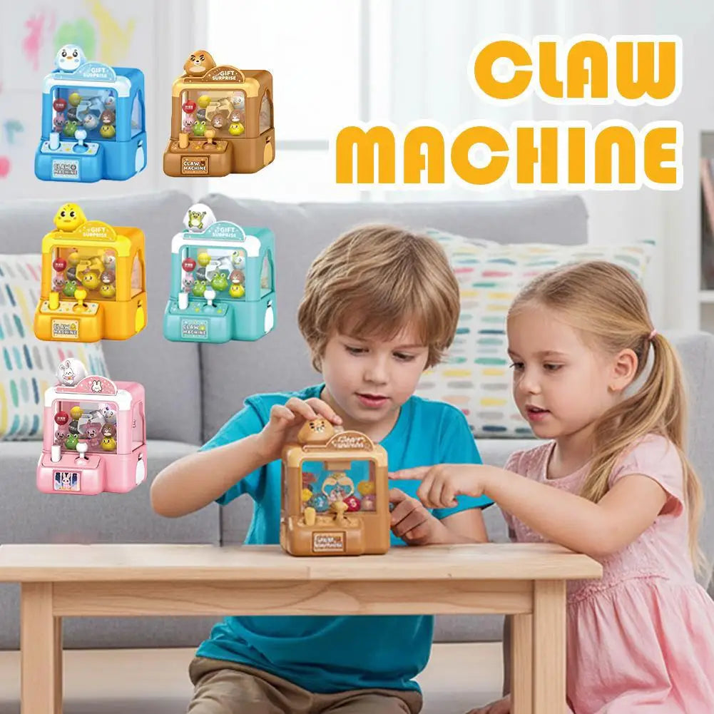 Mini Claw Machine Toy for Kids Portable Desktop Arcade Game Parent‑Child Interactive Grabber Machine Birthday Gift