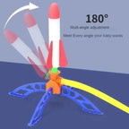 Kids Outdoor Rocket Foot Pump Outdoor Air Pressing Soaring Rocket  Toy Gifts