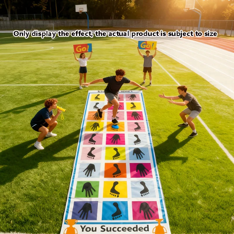 1Pc Hopscotch Hand and Feet Game Outdoor Fun Team Building Activities Coordination Sensory Integration Training