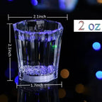 LED Light-Up Shot Cups – 6, 12 or 24 Pack
